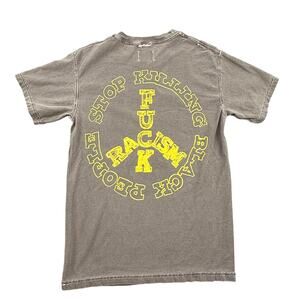 Diet Starts Monday DSM Fight The Power F*ck Racism T Shirt Men's Small